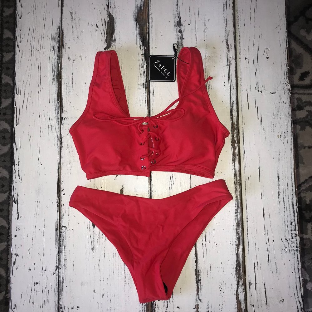 Zaful Red Bikini US 4 UK 8 EU 36 *make an offer!